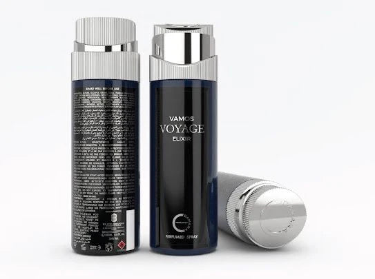 Camara “VAMOS VOYAGE ELIXIR” BODY SPRAY 200ml (men’s body spray)