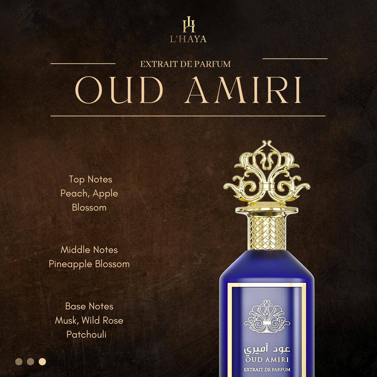 L'HAYA "OUD AMIRI" 100ml (unisex parfum)
