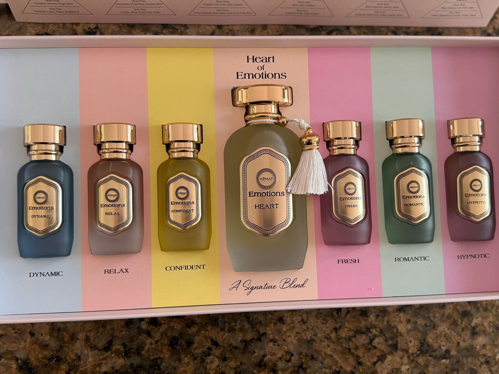 ARMAF SET 7 PIEZAS EMOTIONS  (unisex parfum )