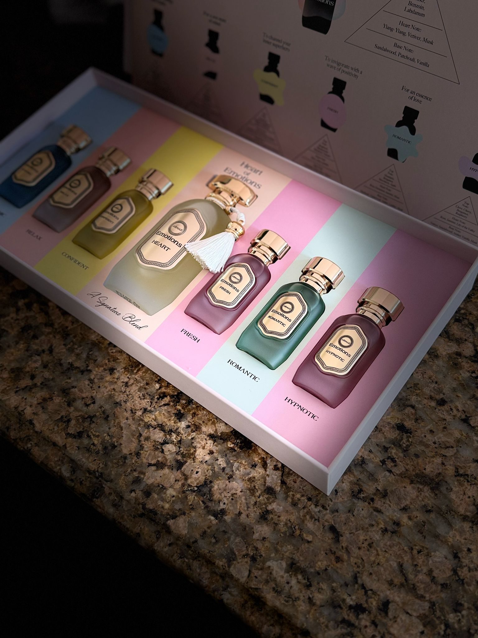 ARMAF SET 7 PIEZAS EMOTIONS  (unisex parfum )