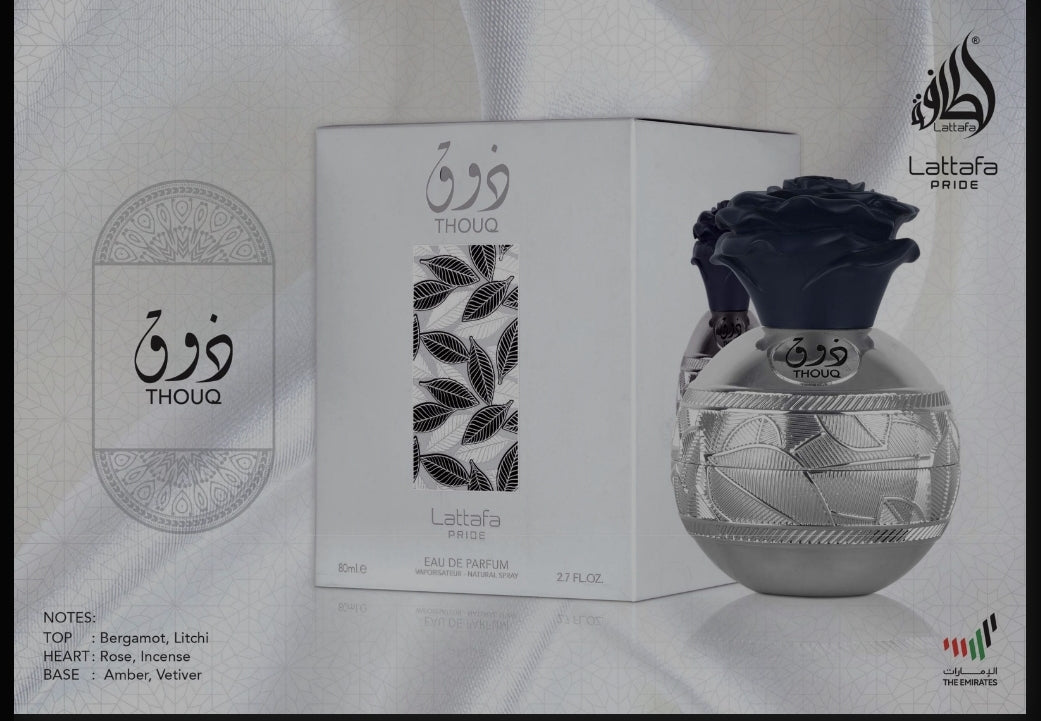 Lattafa "THOUQ" 80ml(woman's parfume)