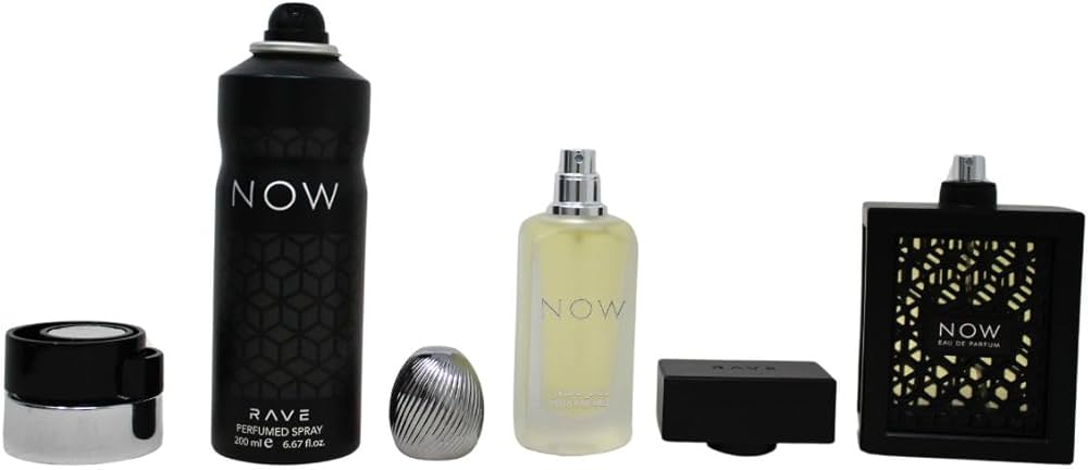 Rave "NOW BLACK" 100ml SET  (woman's parfum)